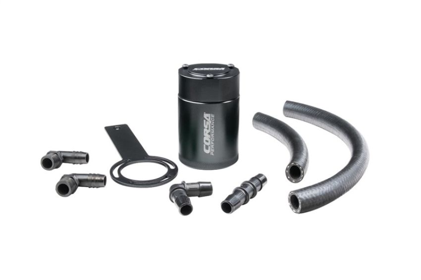 Corsa Performance CC0004 CORSA Performance 3 oz. aluminum oil catch can with mounting bracket