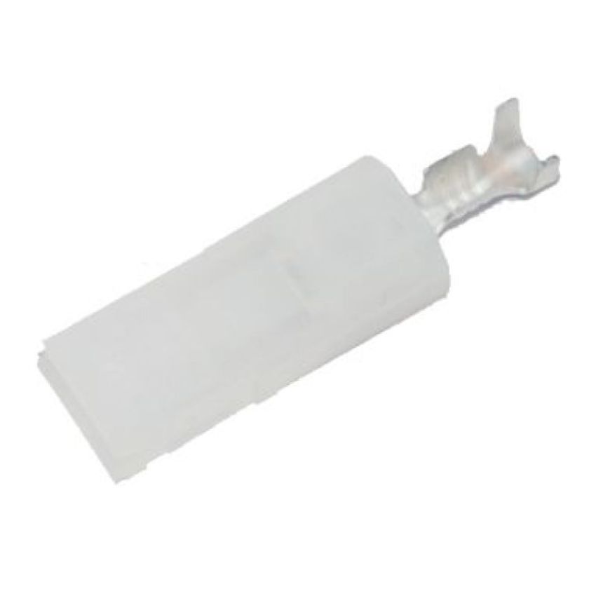 NAMZ NHD-72294-94 AMP .187in. Female White Socket Housing w/Terminal - 20 Pack (HD 72294-94)