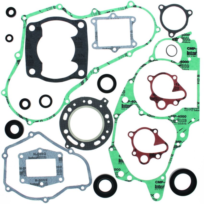 QuadBoss 563997 85-86 Honda ATC250R Complete Gasket Set w/ Oil Seal