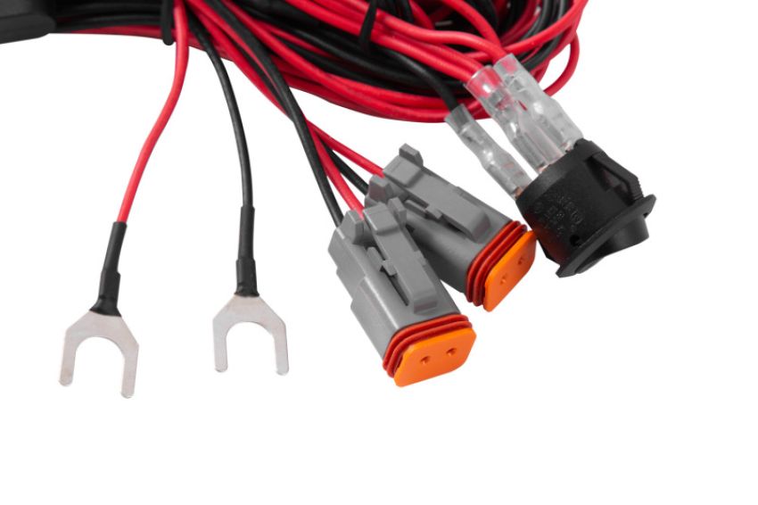 Diode Dynamics DD4033 Light Duty Dual Output Light Bar Wiring Harness