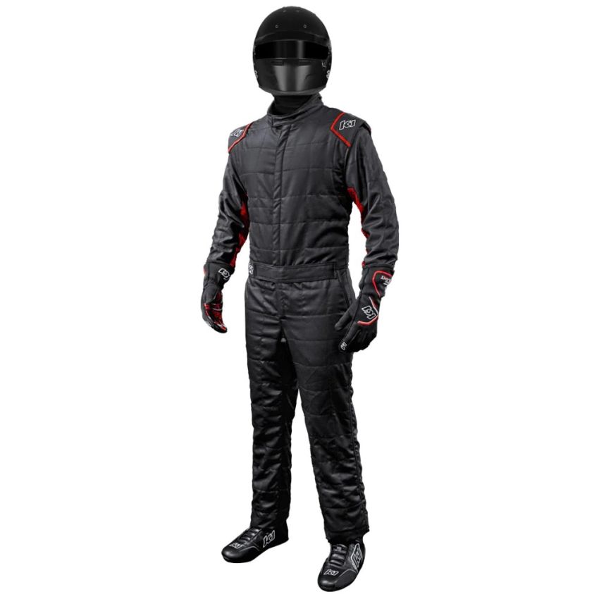 K1 RACEGEAR K1R20-OTL-NR-M Suit Outlaw Medium Black / Red SFI 3.2A/5