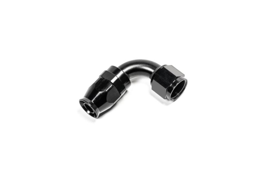 Radium Engineering 14-1633 10AN HOSE END, 90 DEGREE, PTFE, BLACK