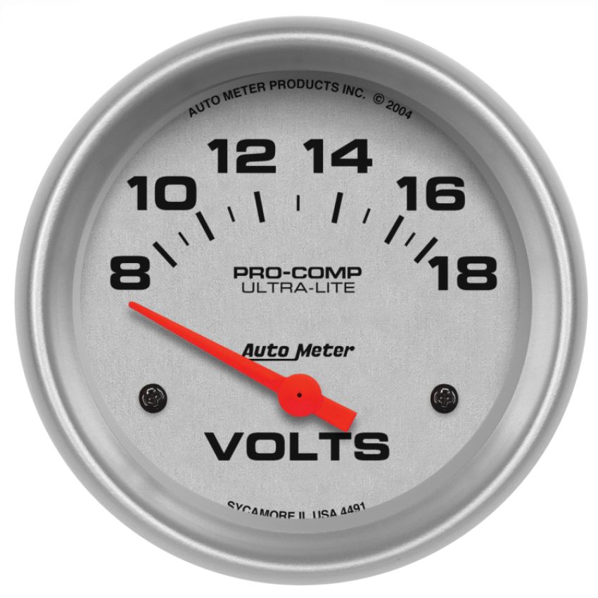 AutoMeter 4491 GAUGE, VOLTMETER, 2 5/8