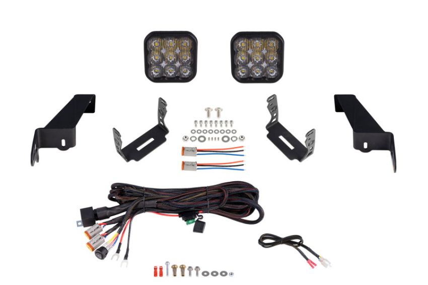 Diode Dynamics DD7281 Jeep JL SS5 CrossLink Bumper Lightbar Kit Pro Driving