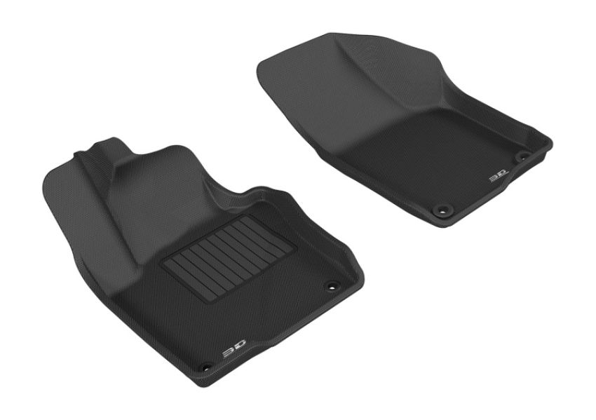 3D MAXpider 2011-2018 Volkswagen Jetta Sedan Kagu 1st Row Floormat - Black