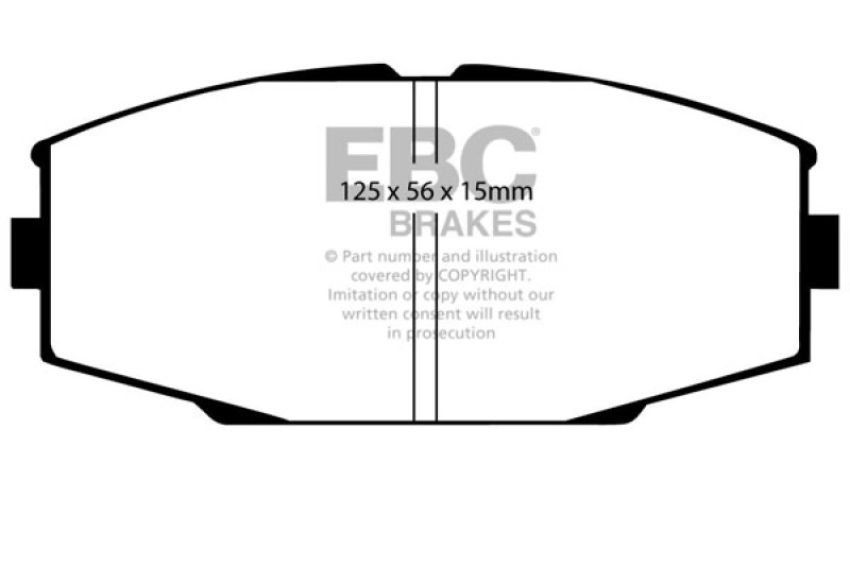 EBC Brakes DP3610C Redstuff Ceramic Low Dust Brake Pads