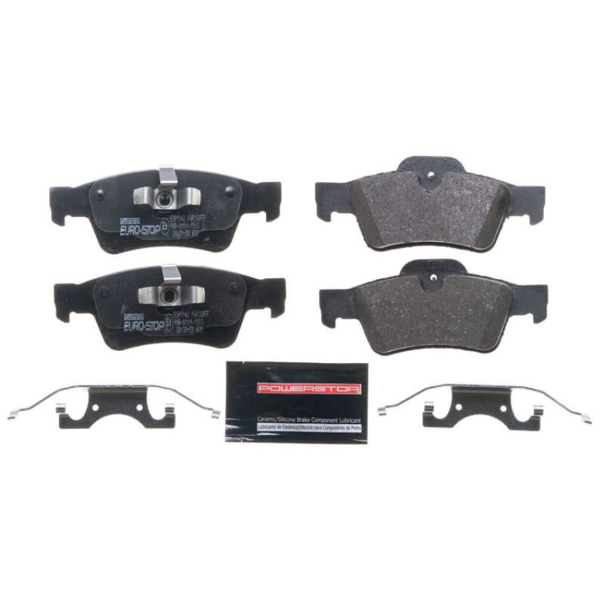 PowerStop ESP1142 EuroStop ECE-R90 Certified Brake Pad Set