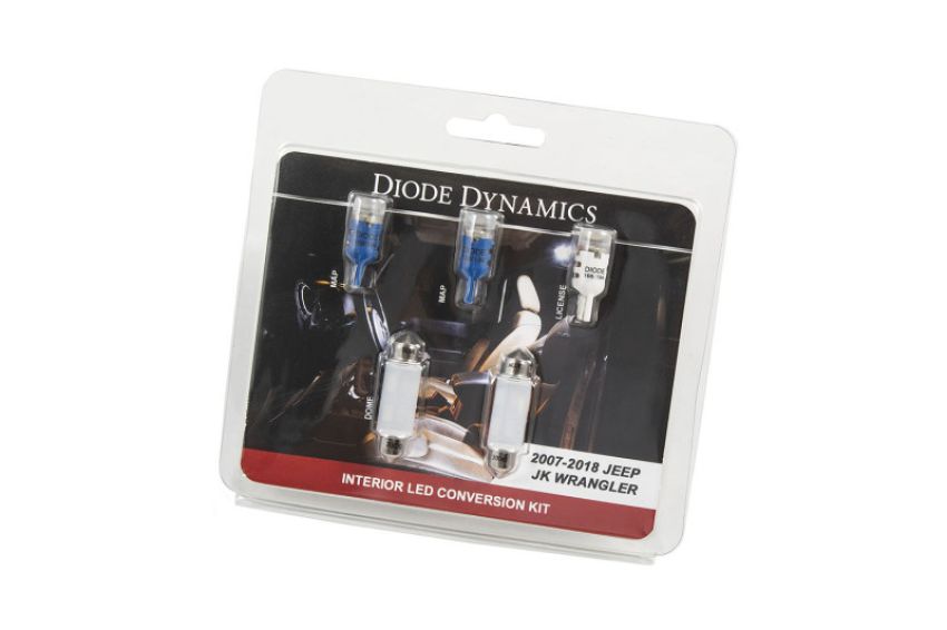 Diode Dynamics DD0366 Wrangler JK 4dr Interior Kit Stage 2 - Blue
