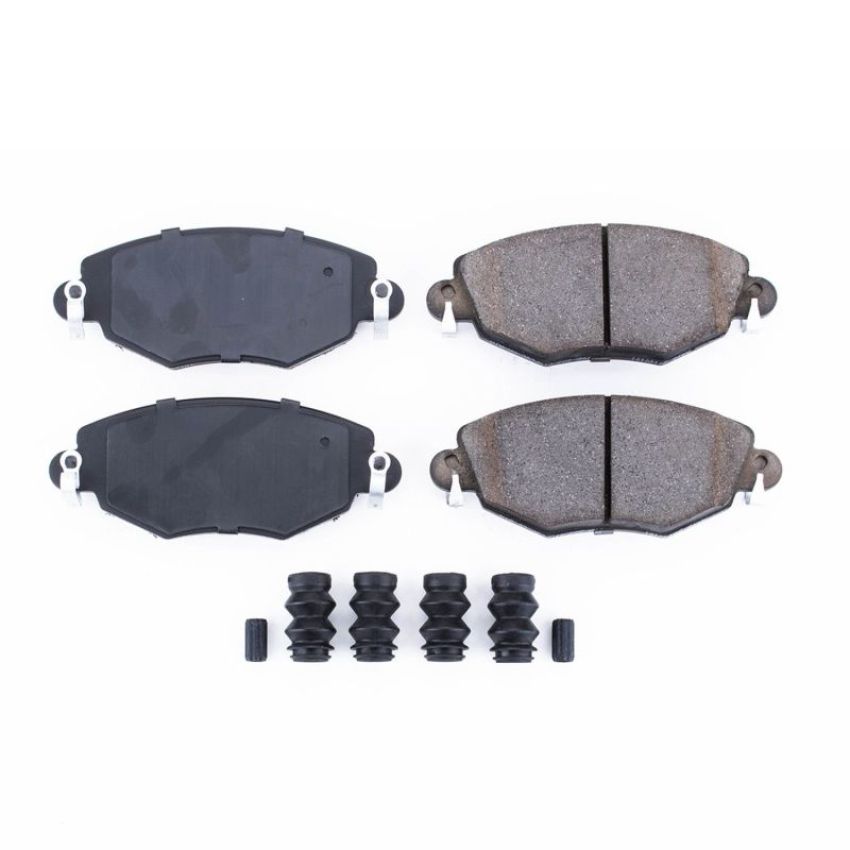 PowerStop 17-910 PowerStop - Z17 Low-Dust Ceramic Brake Pads with Hardware