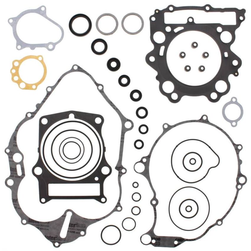 Vertex Pistons 811852 Vertex Gaskets 01-05 Yamaha YFM660R Raptor Complete Gasket Kit w/ Oil Seals