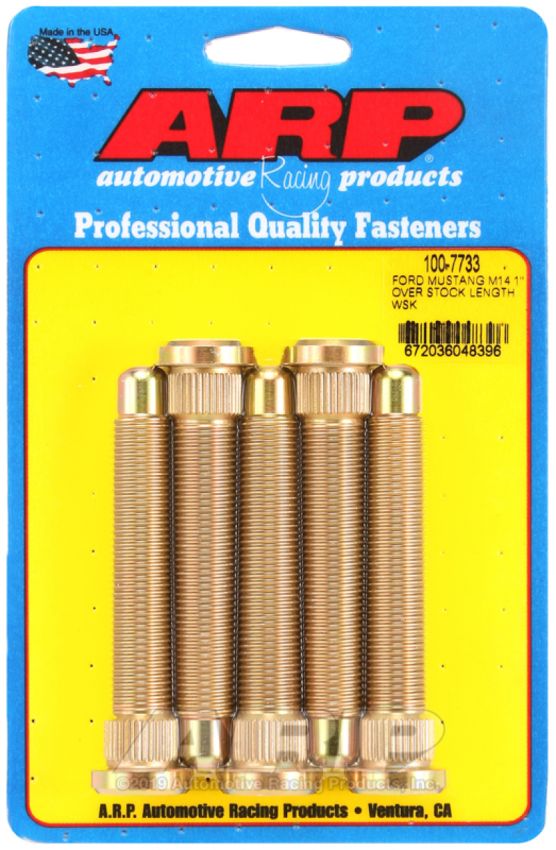 ARP ARP100-7733 14mm Wheel Studs 5pk Ford Mustang 2015