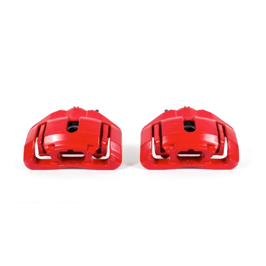 PowerStop S3334 Red Powder Coated Calipers