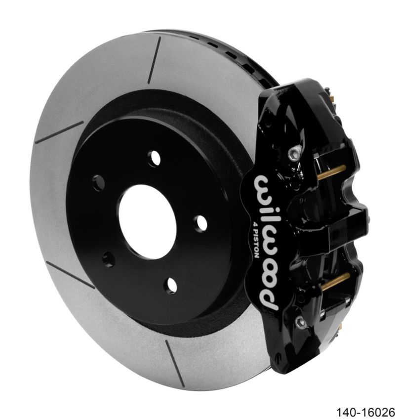 Wilwood 140-16026 Aerolite 4R Rear Kit 15.00in Black 13-17 Dodge Truck 1500 - 4WD