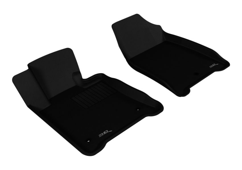 3D MAXpider 2009-2014 Acura TL FWD Kagu 1st Row Floormat - Black