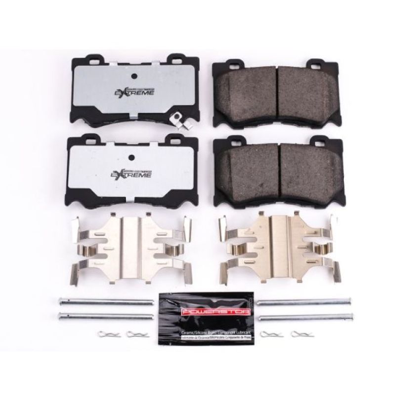 PowerStop Z26-1346 PowerStop - Z26 Performance Carbon-Fiber Ceramic Brake Pads with Hardware Kit