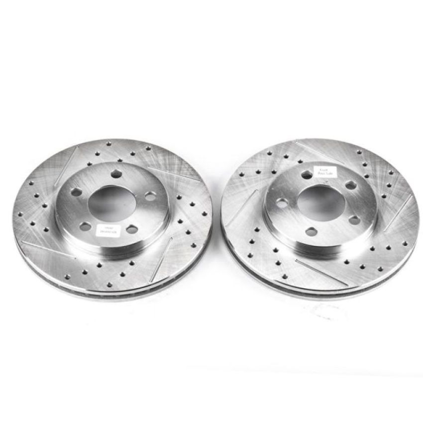 PowerStop AR8350XPR PowerStop Evolution Performance Drilled, Slotted & Plated Brake Rotor Pair