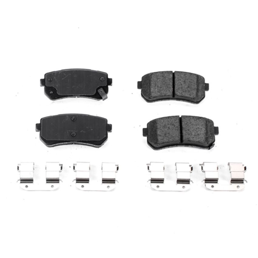 PowerStop 17-1829 PowerStop - Z17 Low-Dust Ceramic Brake Pads with Hardware