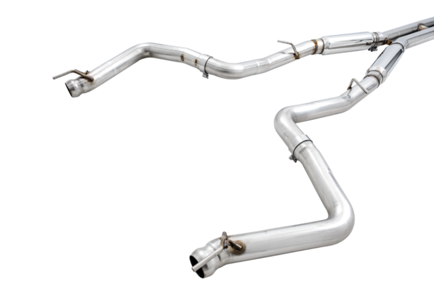 AWE Tuning 3015-11050 2015+ Dodge Challenger 6.4L/6.2L Supercharged Track Edition Exhaust - Use Stock Tips