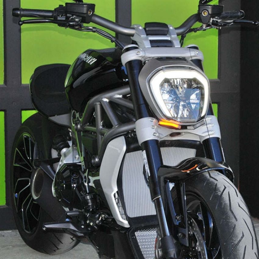 New Rage Cycles XD-FS 16+ Ducati XDiavel Front Turn Signals