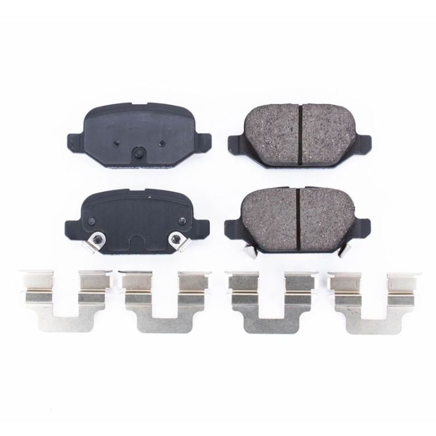 PowerStop 17-1744 PowerStop - Z17 Low-Dust Ceramic Brake Pads with Hardware