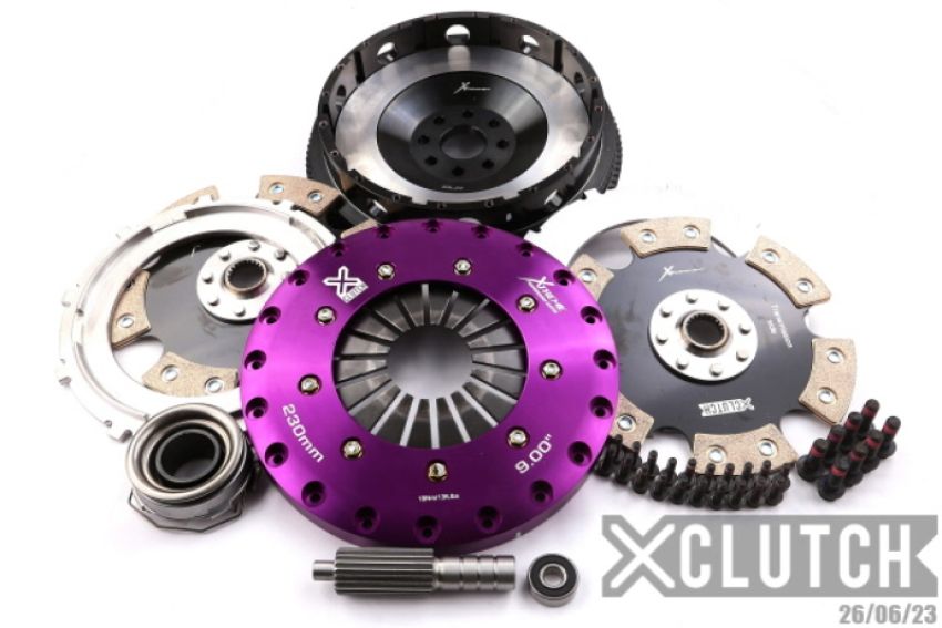 XCLUTCH XKTY23533-2E 02-05 Lexus IS300 Base 3.0L 9in Twin Solid Ceramic Clutch Kit