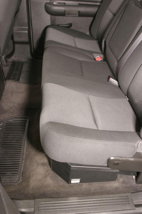 Tuffy Products 307-01 Tuffy Chevrolet Silverado & Gmc Sierra Underseat Lockbox Full Length W/ Keyed Lock For