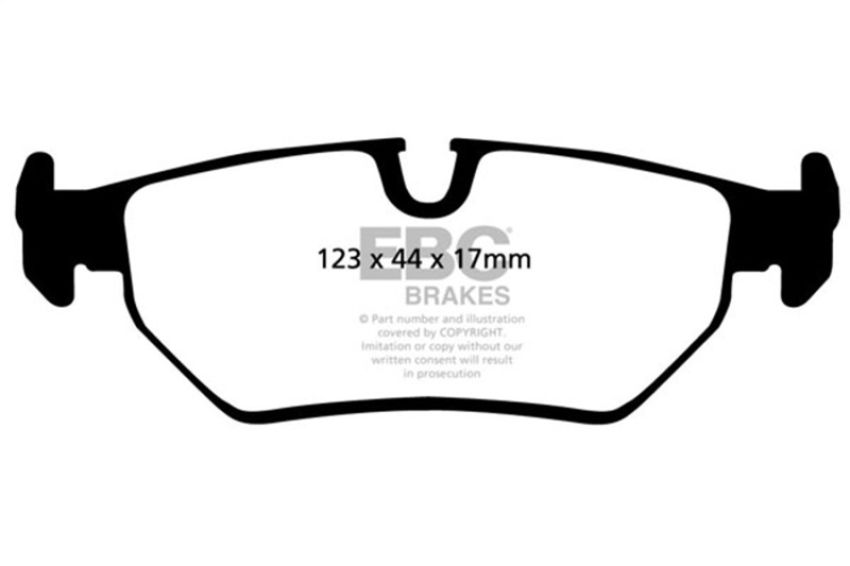 EBC Brakes DP3690/2C Redstuff Ceramic Low Dust Brake Pads