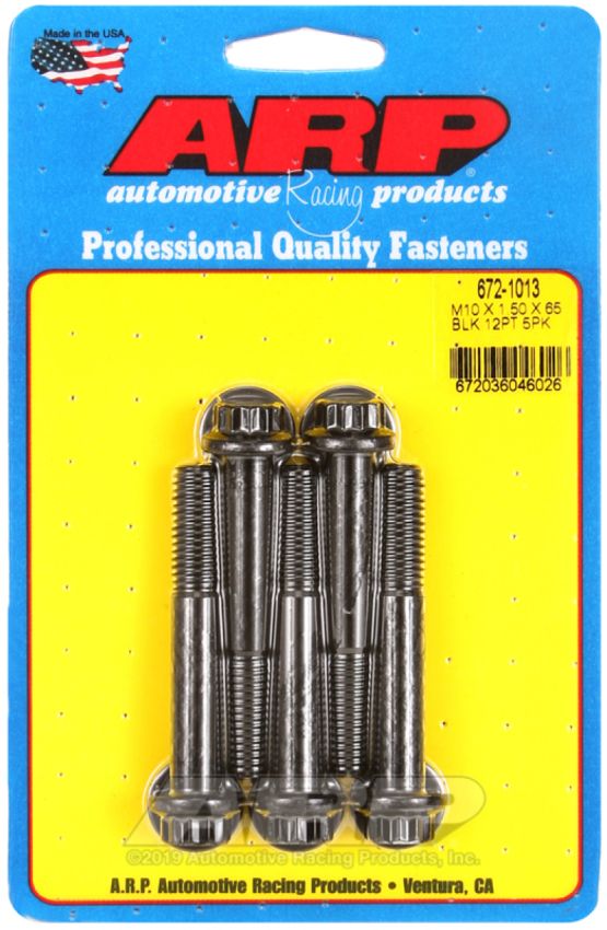 ARP ARP672-1013 Bolt Kit - 12pt. (5) 10mm x 1.5 x 65mm