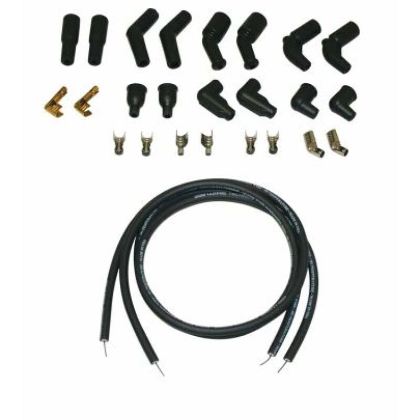 Moroso 27286 78-15 Harley-Davidson Universal Suppression Core Wire Set - Black