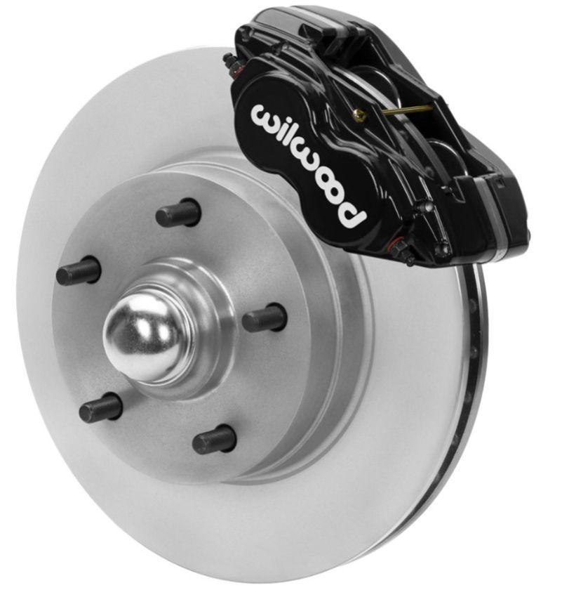 Wilwood 140-15980 70-81 FBody/75-79 A&XBody Dynalite Frt Brk Kit 11in Rtr Blk Calipers Use w/ Pro Drop Spindle