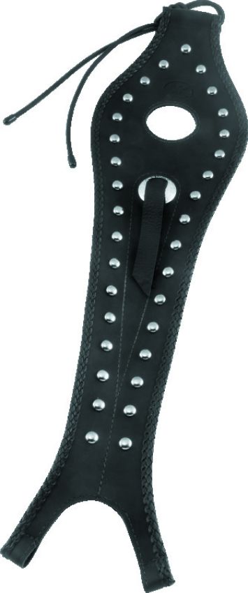 Mustang Motorcycle 93190 Mustang 04-21 Harley Sportster Tank Bib w/Studs - Black