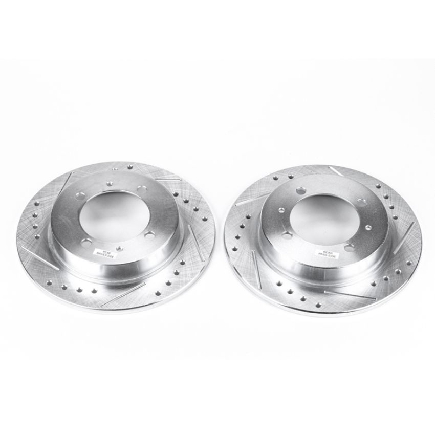 PowerStop EBR645XPR PowerStop Evolution Performance Drilled, Slotted & Plated Brake Rotor Pair