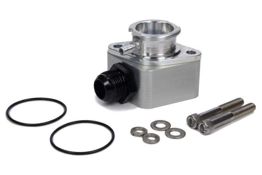 CANTON CAN80-006 Billet Filler Water Neck w/16AN Hose Fitting
