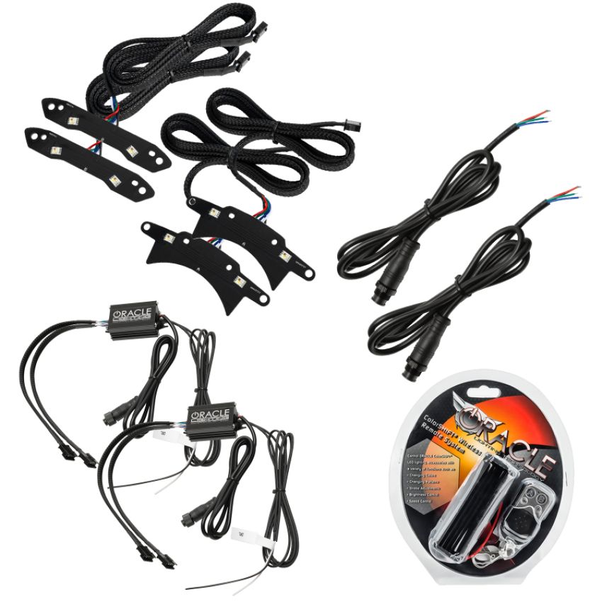 Oracle Lighting 1329-330 2015-2023 Dodge Challenger ColorSHIFT┬о RGB+W Headlight DRL Upgrade Kit