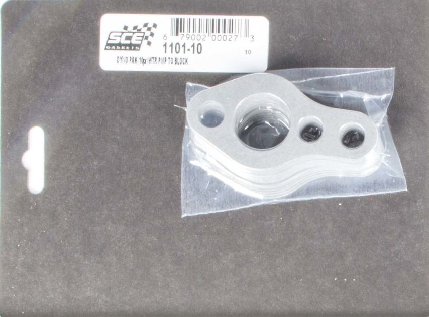 SCE GASKETS 1101-10 DYNO PAK (10PR) SBC WTR PMP TO BLOCK GSKTS