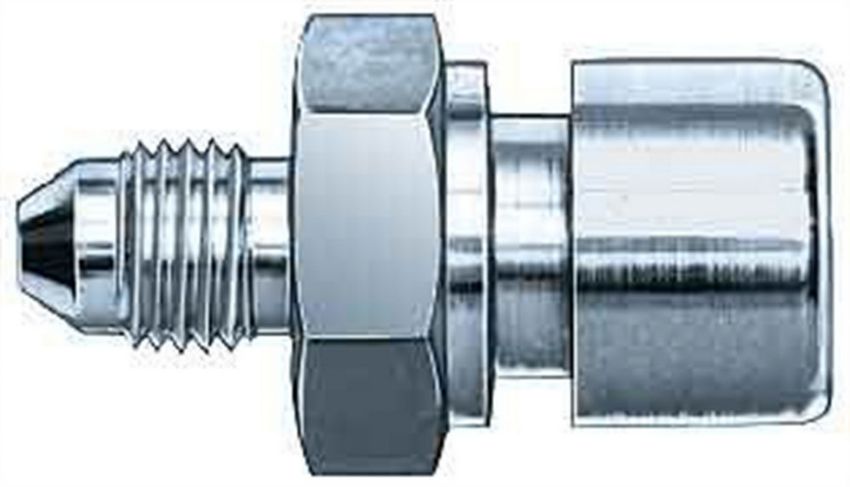 AEROQUIP AERFCM2945 #3 To 10mmx1.0mm Female Steel Adapter