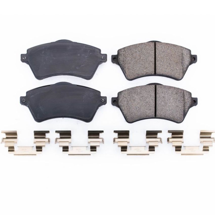 PowerStop 17-926 PowerStop - Z17 Low-Dust Ceramic Brake Pads with Hardware