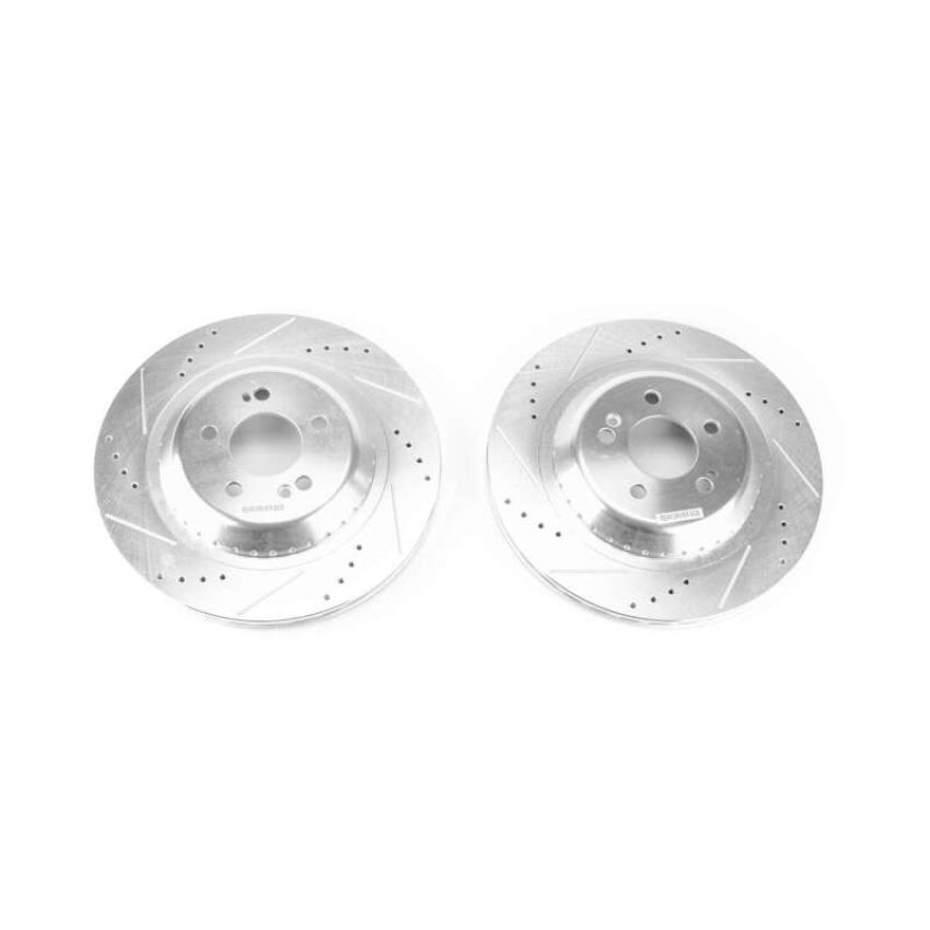 PowerStop EBR1602XPR PowerStop Evolution Performance Drilled, Slotted & Plated Brake Rotor Pair