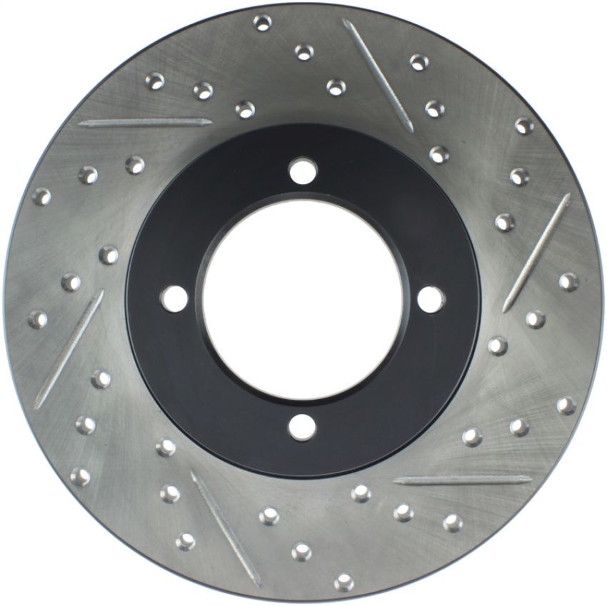 Stoptech 127.42011L Slotted & Drilled Sport Brake Rotor