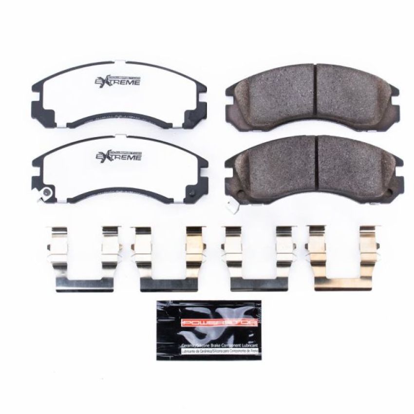 PowerStop Z26-530 PowerStop - Z26 Performance Carbon-Fiber Ceramic Brake Pads with Hardware Kit