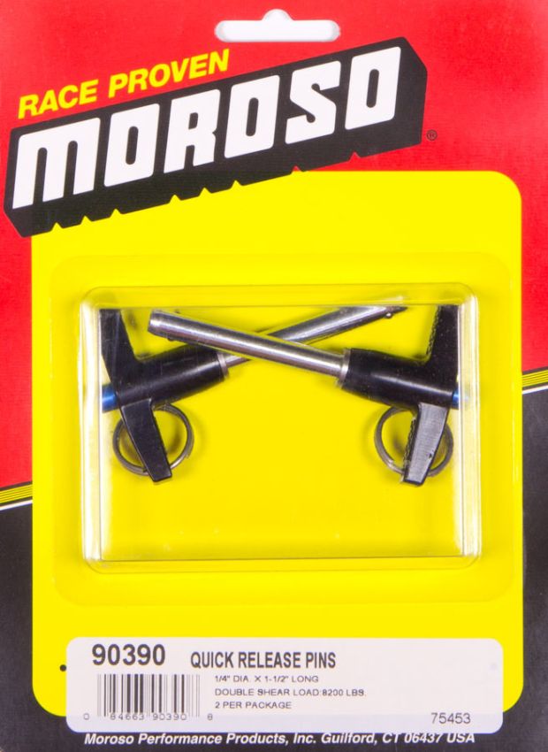 MOROSO MOR90390 Quick Release Pins (2) 1/4 x 1-1/2