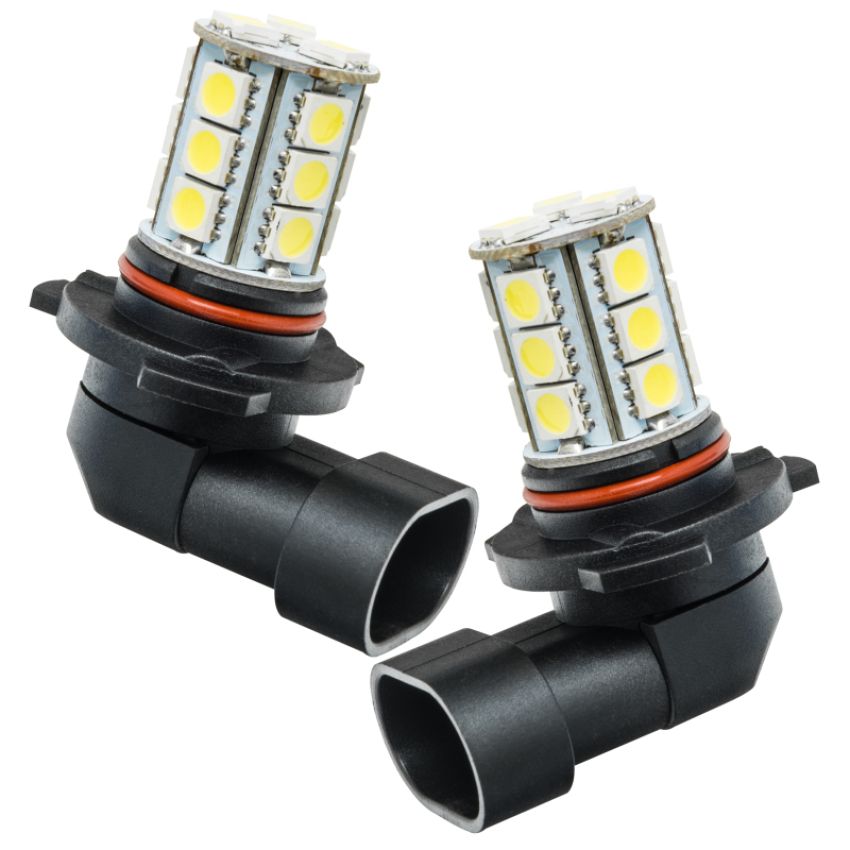 Oracle Lighting 3603-001 9005 18 LED Bulbs, White, Pair
