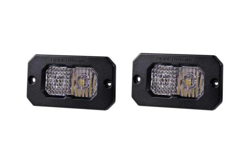 Diode Dynamics DD6733P Stage Series 2in LED Pod Pro - White Combo Flush RBL (Pair)
