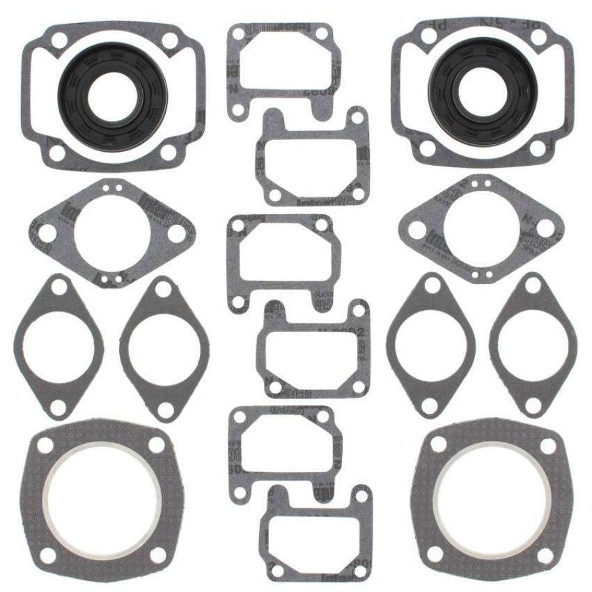 Vertex Pistons 711032 Vertex Gaskets 74-75 Arctic Cat Lynx/Pantera (Kawasaki) FC/2 Complete Gasket Kit w/ Oil Seals