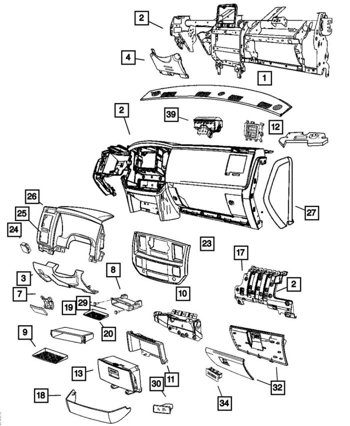 Genuine Mopar ZR95ZJ8AH - Handle-Parking Brake