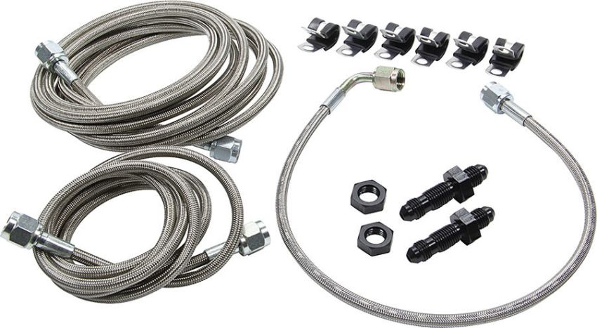 ALLSTAR PERFORMANCE ALL42060 Front End Brake Line Kit Mod OEM Calipers