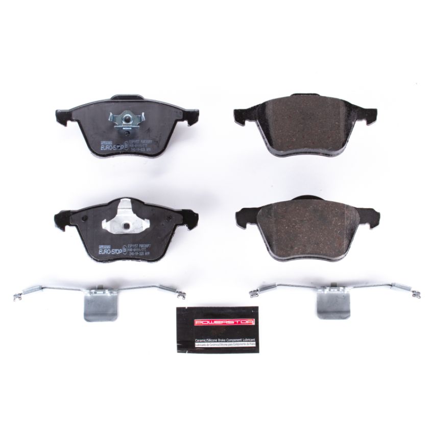 PowerStop ESP1157 EuroStop ECE-R90 Certified Brake Pad Set