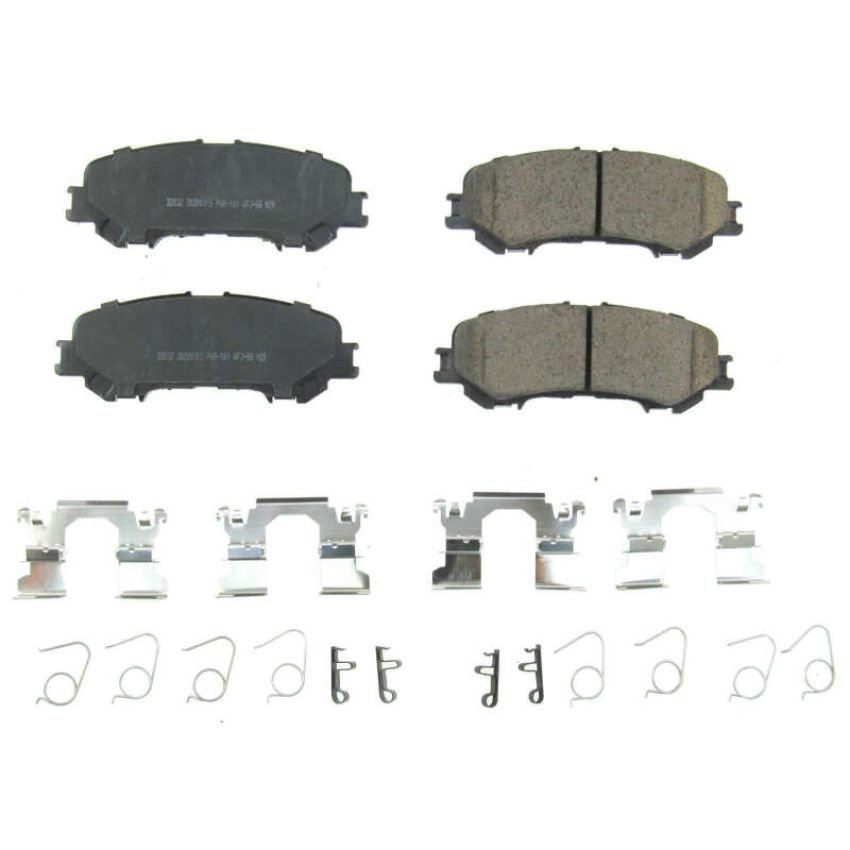 PowerStop 17-2032 PowerStop - Z17 Low-Dust Ceramic Brake Pads with Hardware