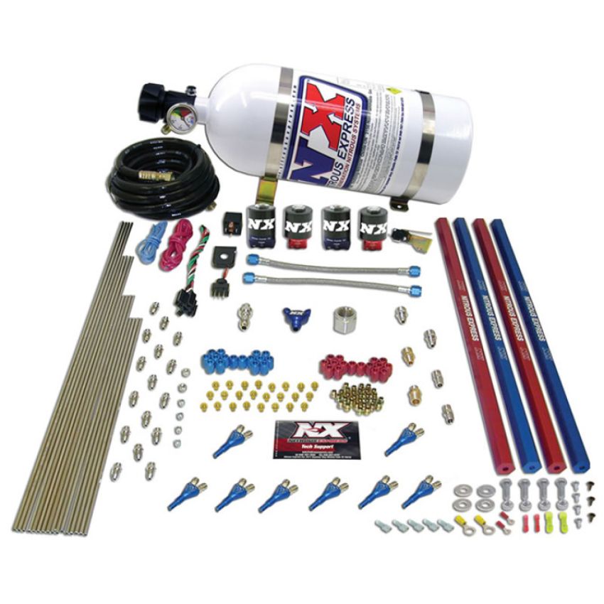 Nitrous Express 90000-00 SHARK/GAS (200,300,400,500,600HP) 2 SOLENOID SYSTEM LESS BOTTLE