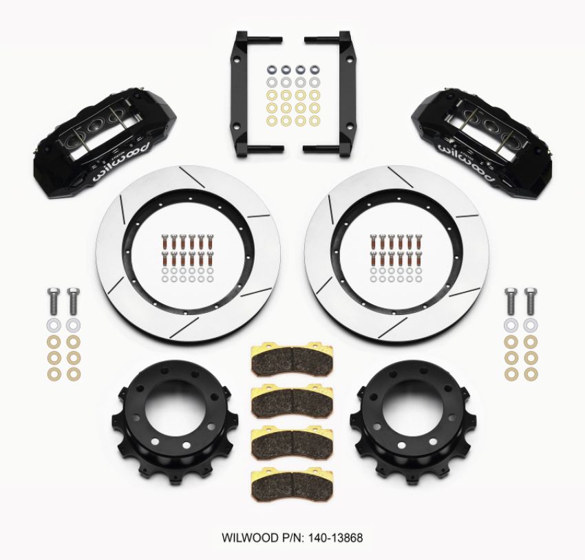 Wilwood 140-13868 TX6R Rear Kit 15.50in Black 2005-2012 Ford F250/F350 4WD